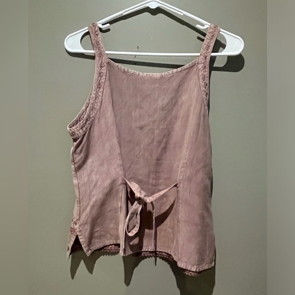 Mauve faded embroidered tank and wrapped skirt by L. S. I. - Picture 8 of 8